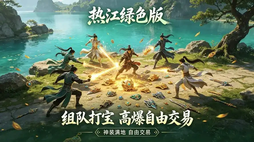 《热江绿色版》攻略：世界BOSS必掉，红装非绑全爆，散人一夜暴富-游昕怀旧手游论坛