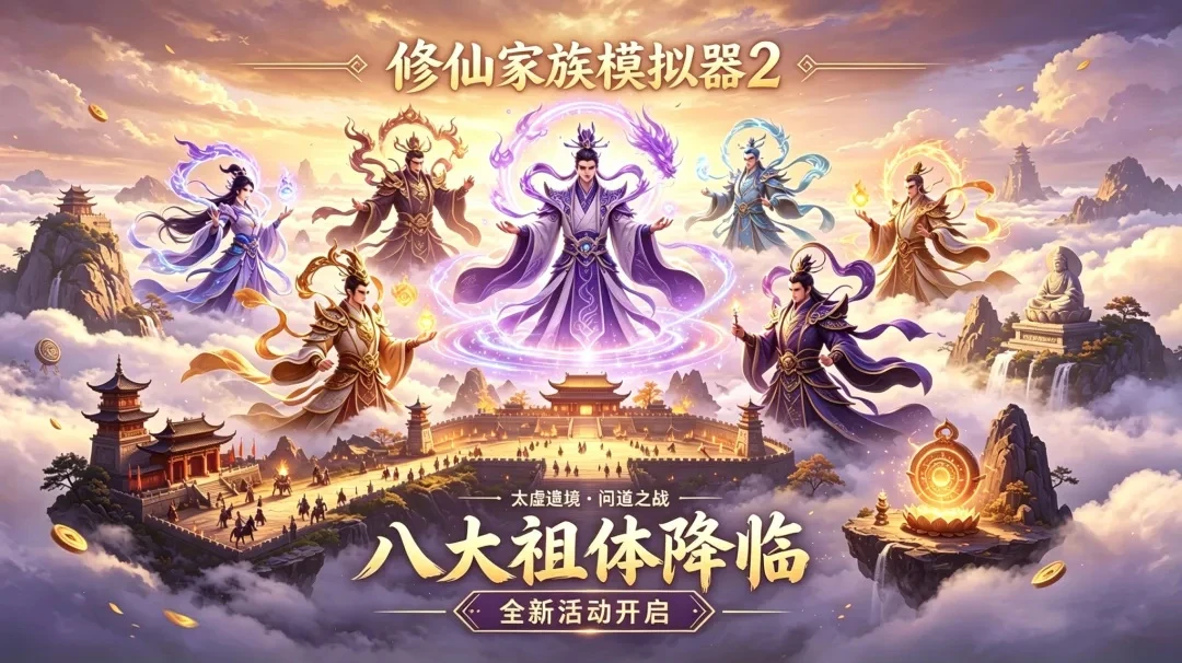 修仙家族模拟器2：【五一】版本更新预告，新增八大祖体！-游昕怀旧手游论坛