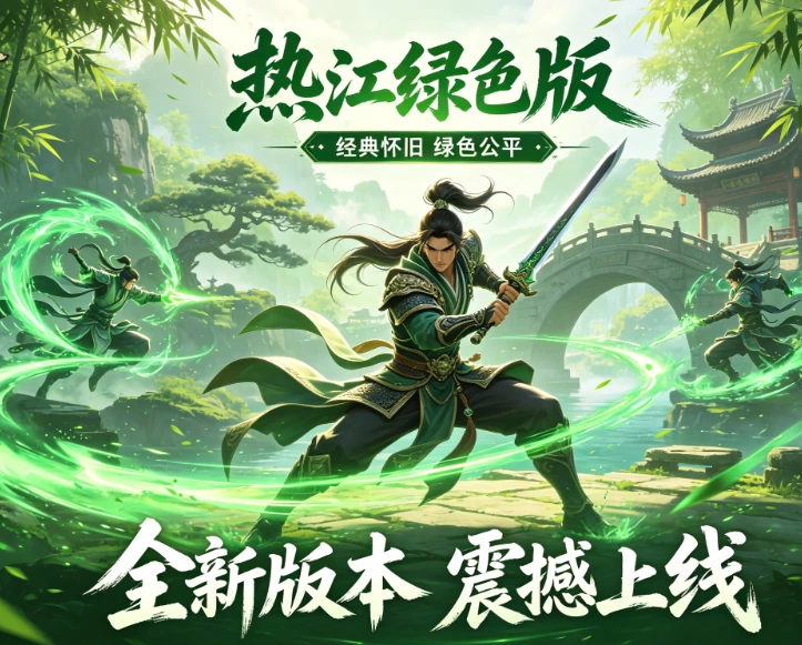 《热江绿色版：纯净复古江湖，零 VIP 公平武侠全新启程》-游昕怀旧手游论坛