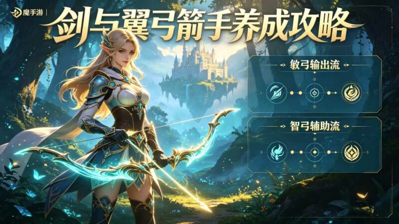 剑与翼手游:弓箭手职业养成攻略！从职业流派划分、发育路线、技能搭配、注意点等等全方位分析！-游昕怀旧手游论坛 - 经典怀旧手游玩家交流社区