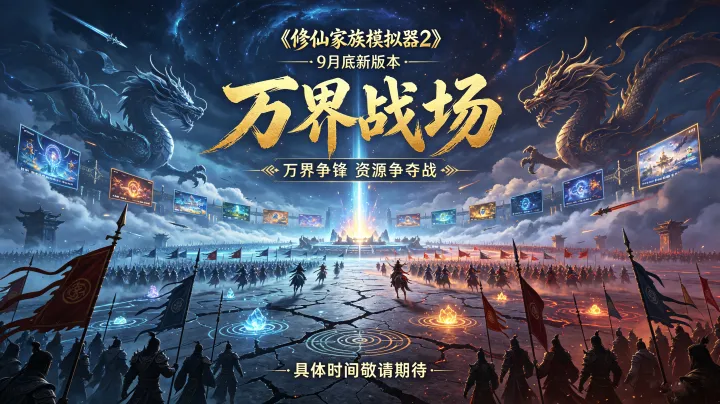 修仙家族模拟器 2 手游：2026 版本 9 月最新版本预告，修仙版吃鸡大逃杀来袭-游昕怀旧手游论坛 - 经典怀旧手游玩家交流社区
